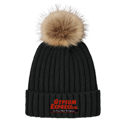 Port Authority® Faux Fur Pom Beanie