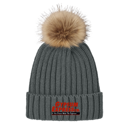 Port Authority® Faux Fur Pom Beanie