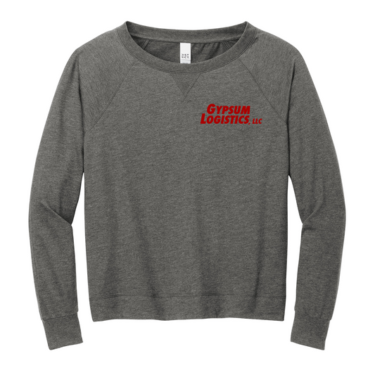 District® Women’s Featherweight French Terry™ Long Sleeve Crewneck