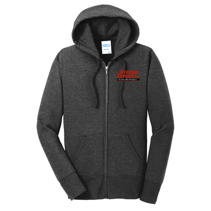 Port & Co™ Women's Core Fleece Full-Zip Hooded Sweatshirt