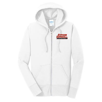 Port & Co™ Women's Core Fleece Full-Zip Hooded Sweatshirt