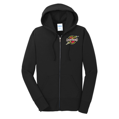 Port & Co™ Women's Core Fleece Full-Zip Hooded Sweatshirt