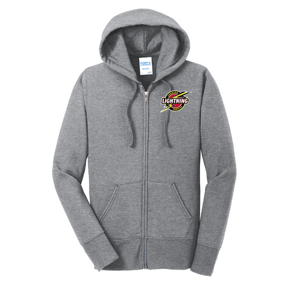 Port & Co™ Women's Core Fleece Full-Zip Hooded Sweatshirt