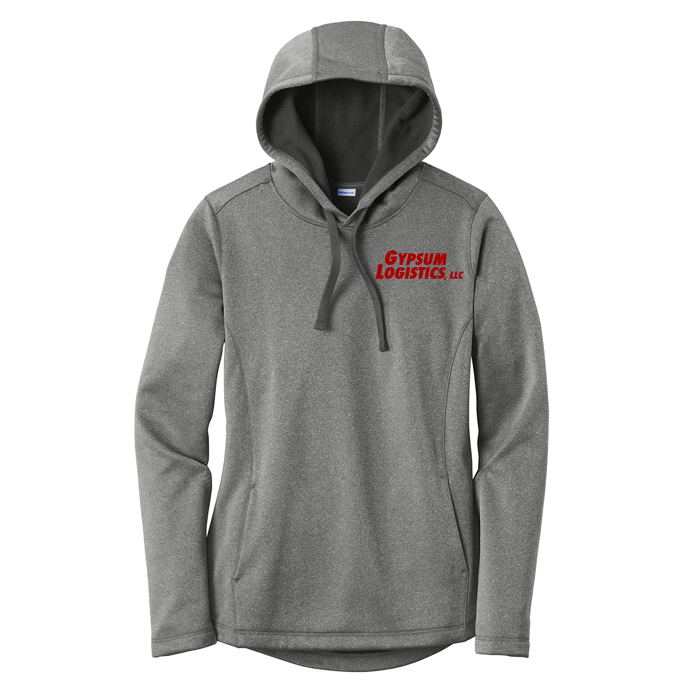 Sport-Tek® Women's PosiCharge ® Sport-Wick® Heather Fleece Hooded Pullover