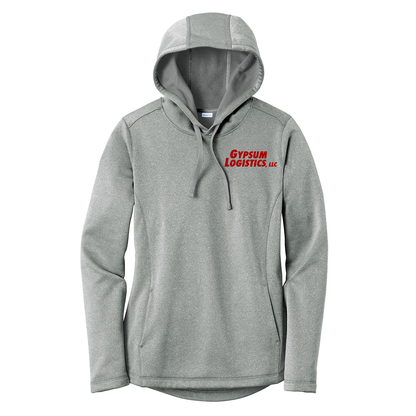 Sport-Tek® Women's PosiCharge ® Sport-Wick® Heather Fleece Hooded Pullover