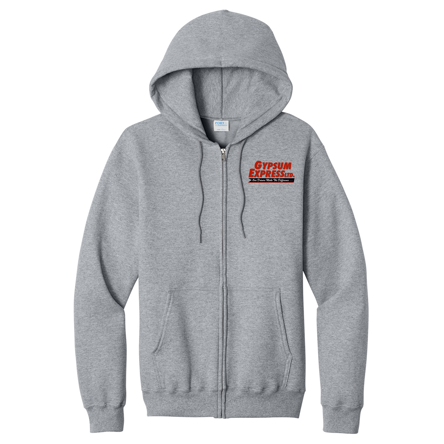 Port & Co™ Core Fleece Full-Zip Hooded Sweatshirt