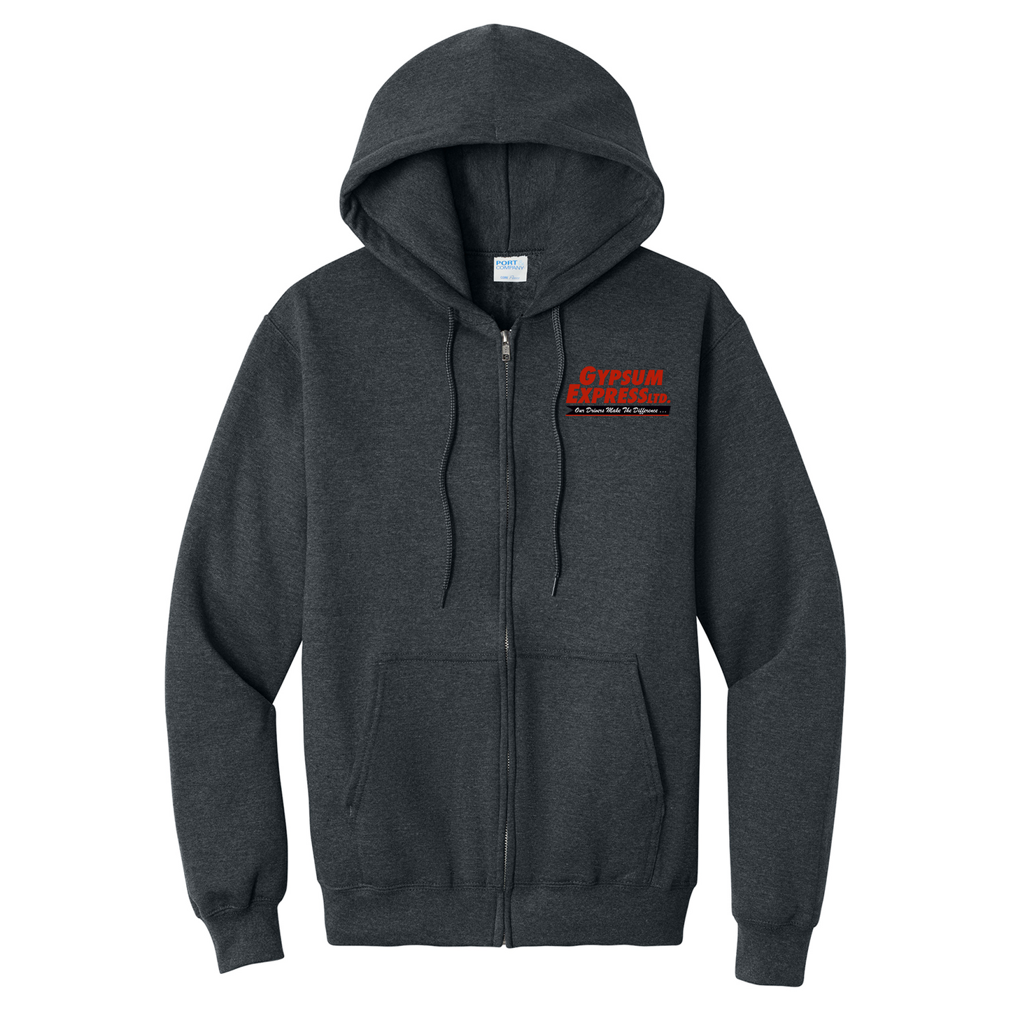 Port & Co™ Core Fleece Full-Zip Hooded Sweatshirt