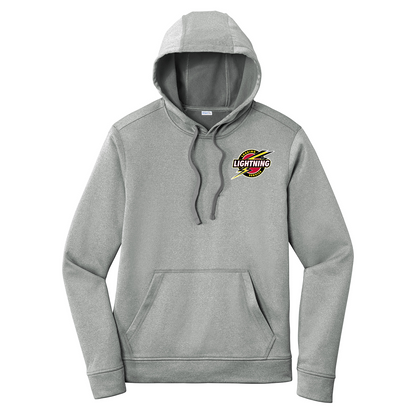 Sport-Tek ® PosiCharge ® Sport-Wick ® Heather Fleece Hooded Pullover
